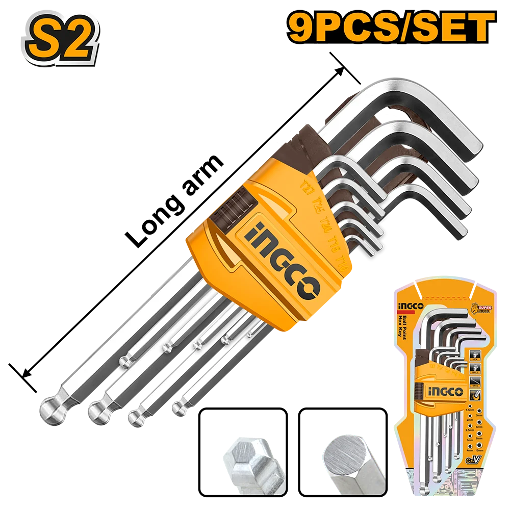 Ingco Ball point hex key HHK12091