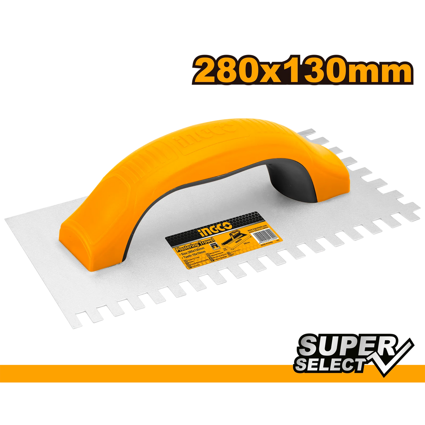 Ingco Plastering Trowel With Teeth HPTT231025