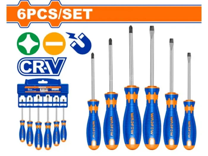 Wadfow 6 Pcs Screwdriver Set WSS1206