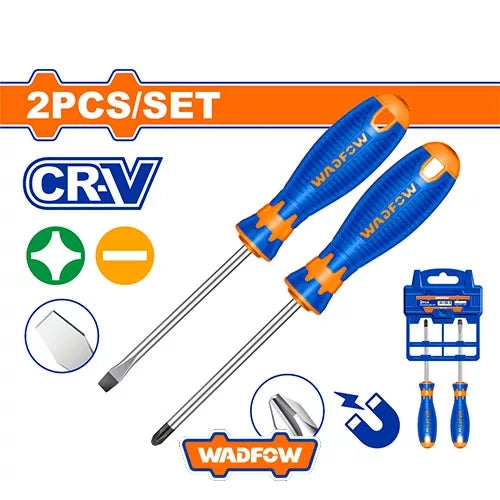 Wadfow 2 Pcs Screwdriver Set WSS1302