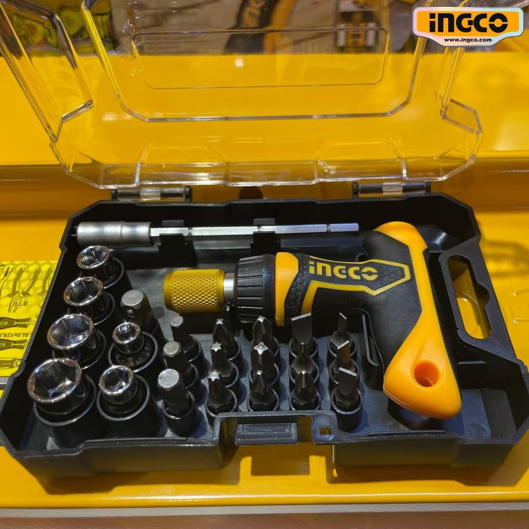 Ingco 24Pcs T-Handle Wrench Screwdriver Set