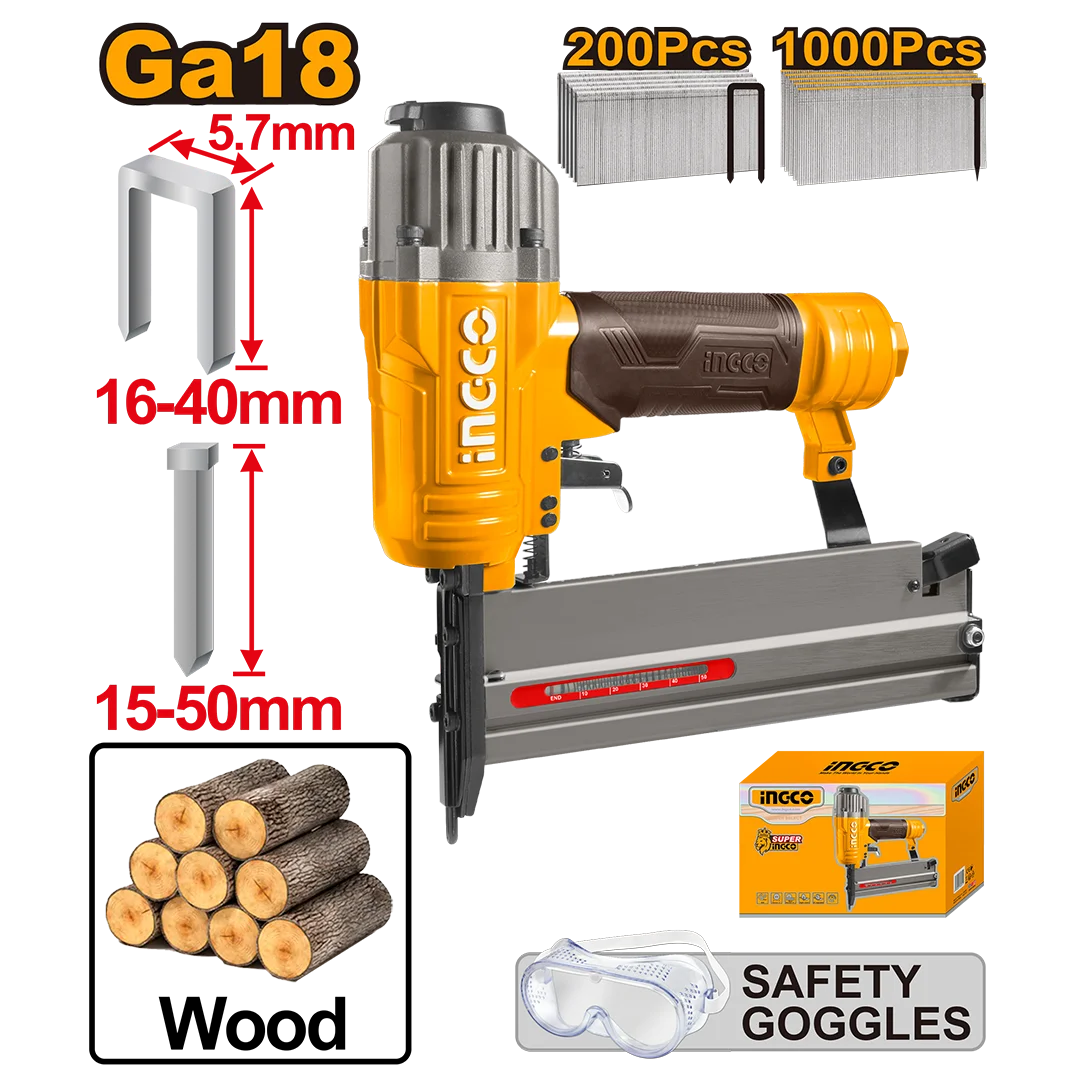 Ingco 2 In 1 Combo Brad Nailer ACN50401