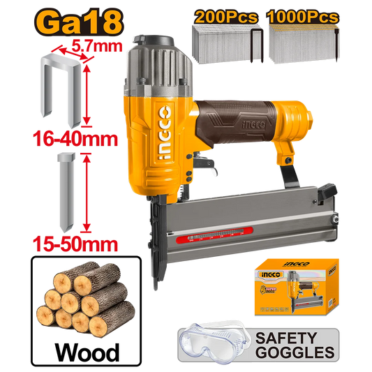 Ingco 2 In 1 Combo Brad Nailer ACN50401