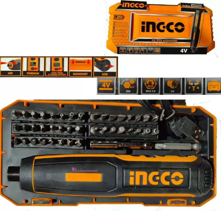 Ingco Lithium-Ion Cordless Screwdriver