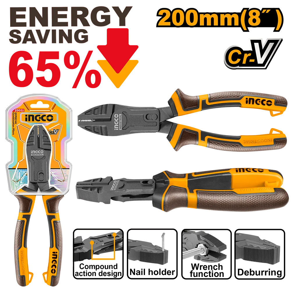Ingco Compound Action Combination Pliers HCCP58200