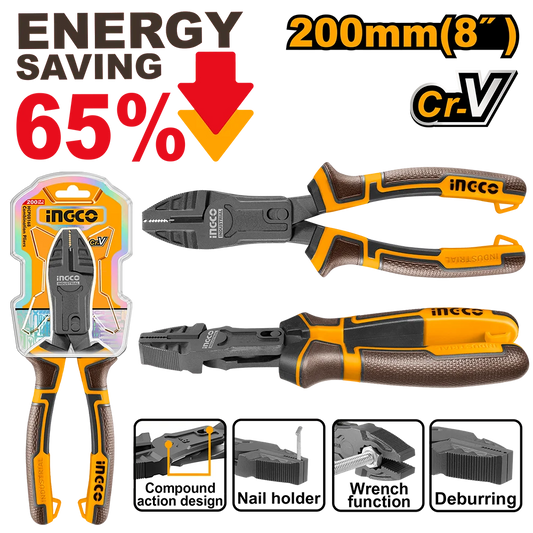 Ingco Compound Action Combination Pliers HCCP58200