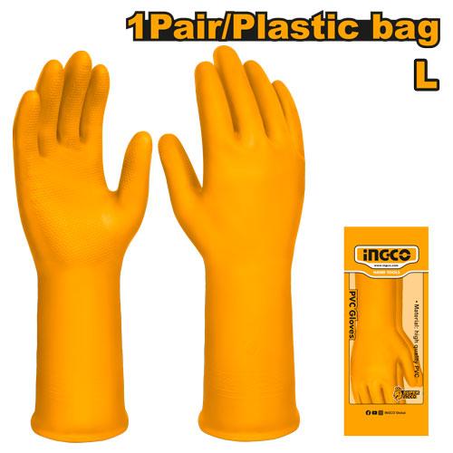 Ingco PVC gloves HGVP01