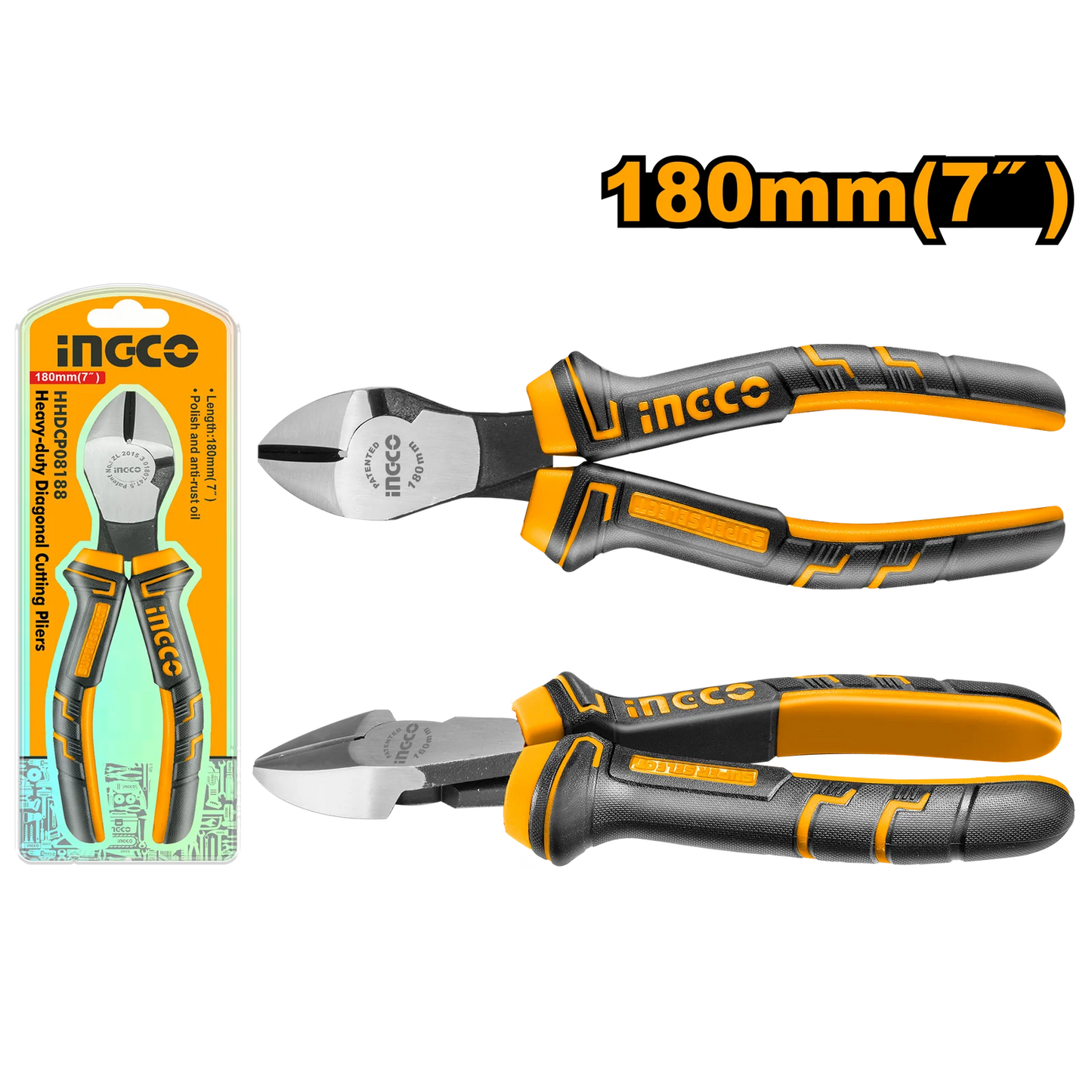 Ingco Heavy-Duty Diagonal Cutting Pliers HHDCP08188