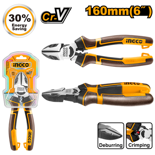 Ingco High Leverage Diagonal Cutting Pliers HHLDCP28160