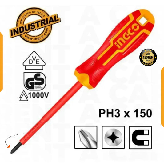 Ingco Insulated Screwdriver HISD81PH180