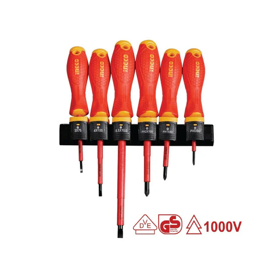 Ingco 6 PCS Insulated Screwdriver Set HKISD0608