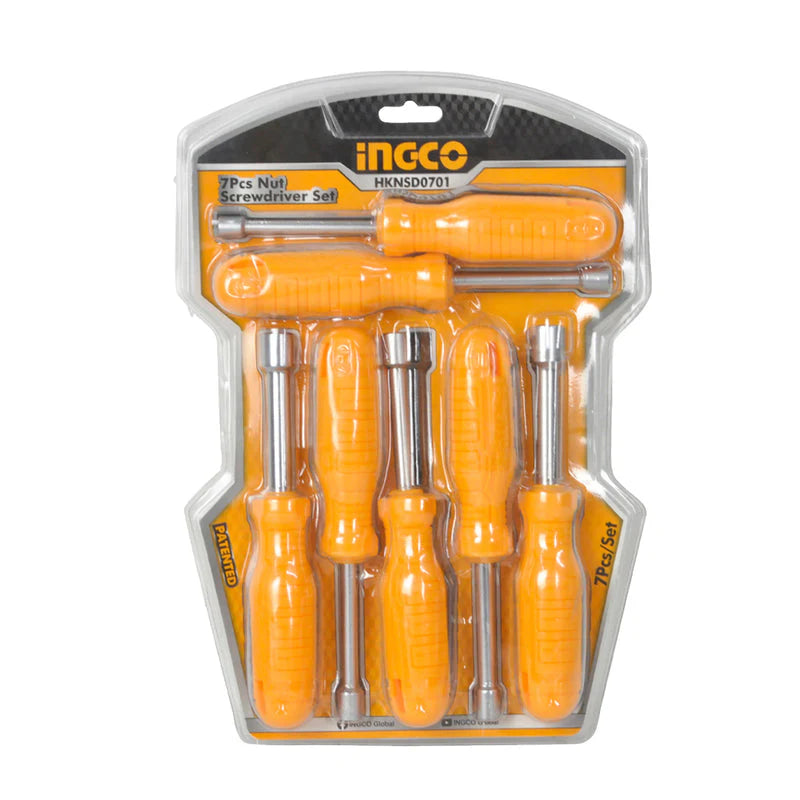 Ingco 7Pcs Nut Screwdriver Set HKNSD0701