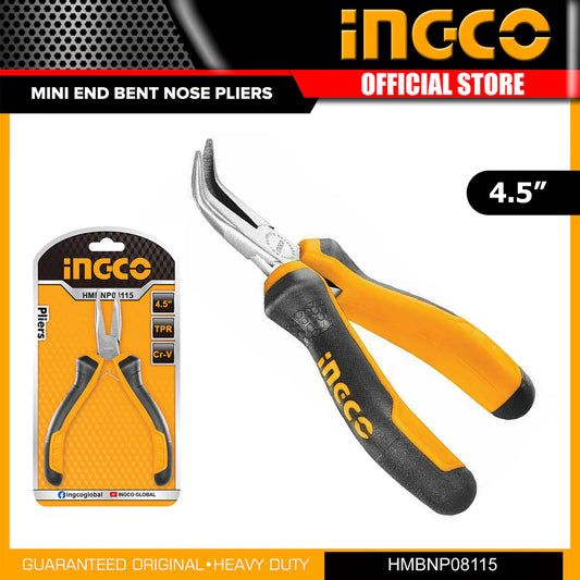 Ingco Mini Bent Nose Pliers HMBNP08115