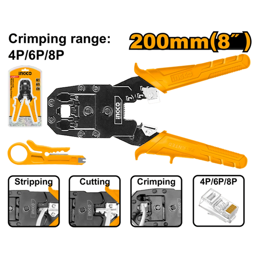 Ingco Modular plug crimper HMPC1468P