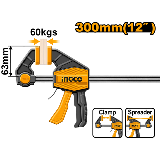 Ingco Quick Bar Clamps HQBC01602