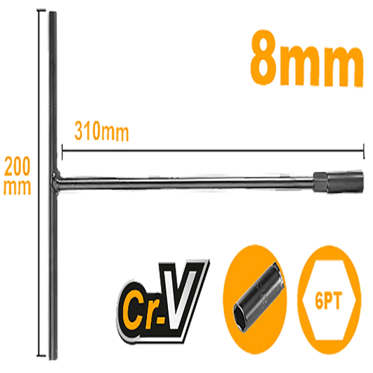 Ingco T-Handle socket wrench HTSWB0808