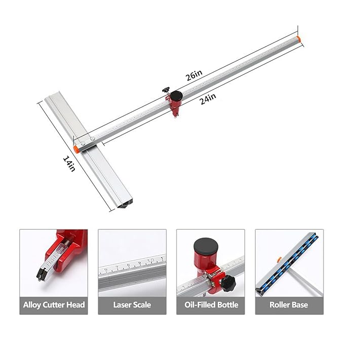 T- Shape Tile Cutter 48-inch