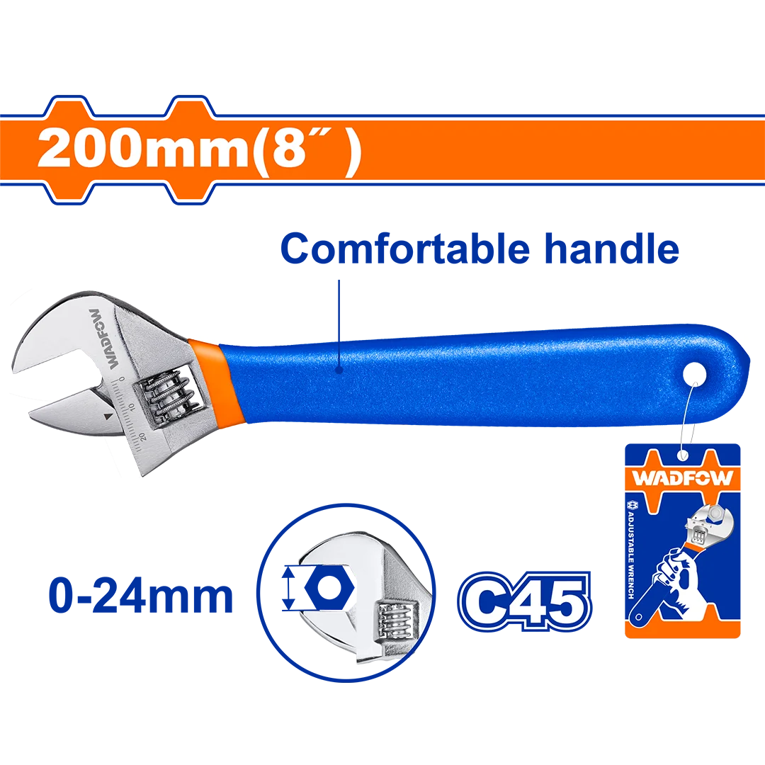 Wadfow Adjustable Wrench WAW5108