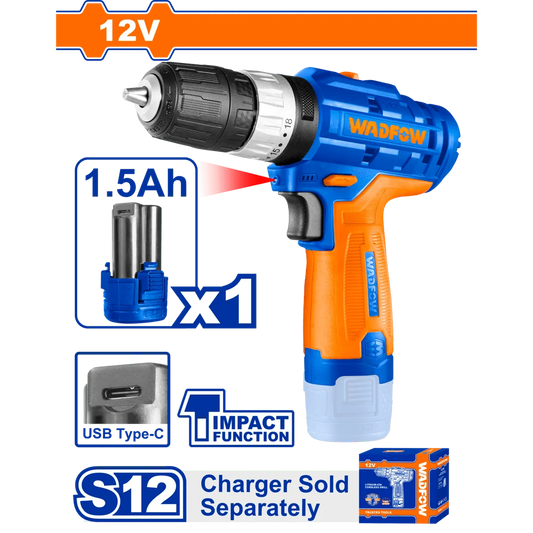 Wadfow Lithium-Ion Impact Drill WCDS540