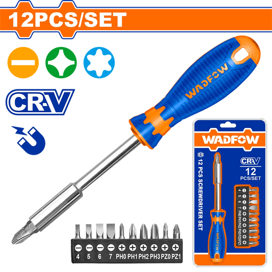 Wadfow 12 Pcs Screwdriver bits set WSS1612
