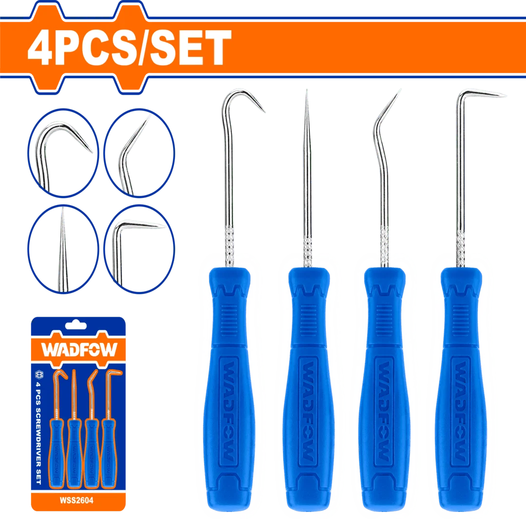 Wadfow 4Pcs Pick And Hook Set WSS2604