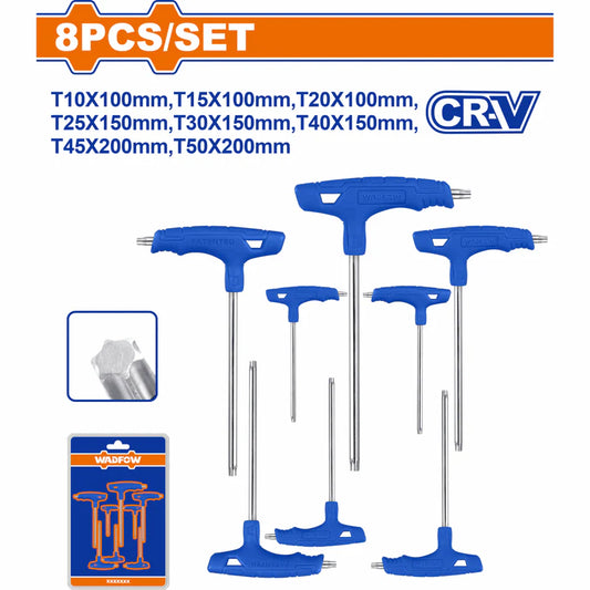 Wadfow T-Handle Torx Wrench Set WHK3481